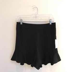 Black Flowy Shorts